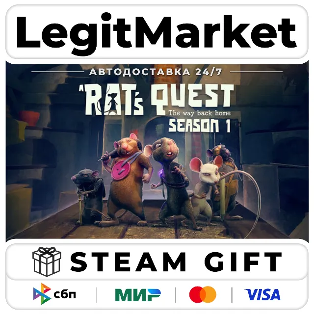A Rat's Quest - The Way Back Home | Season 1 / Steam АВТО / РУ + МИР