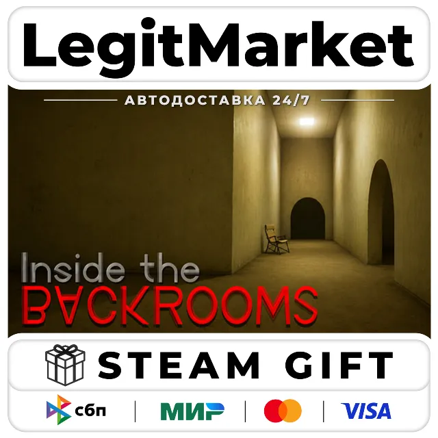 Inside the Backrooms / Steam АВТО / РУ + МИР