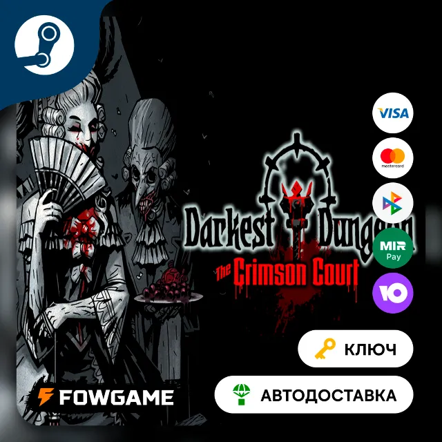 🔵Darkest Dungeon: The Crimson Court  DLC (РУ+СНГ) 🔑КЛЮЧ STEAM