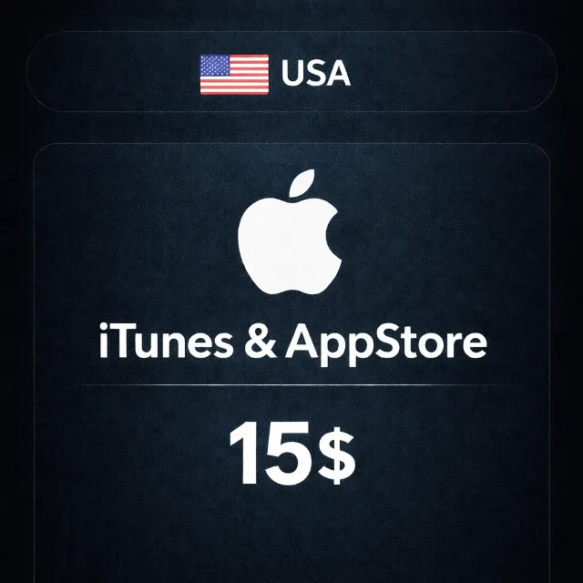 🍎 Подарочная карта Apple iTunes (USA) 15$