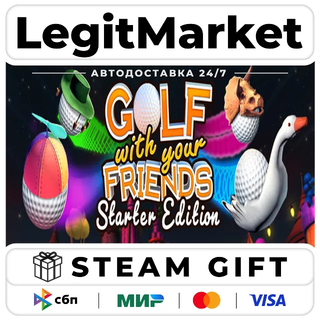 Golf With Your Friends Starter Edition / Steam АВТО / РУ + МИР