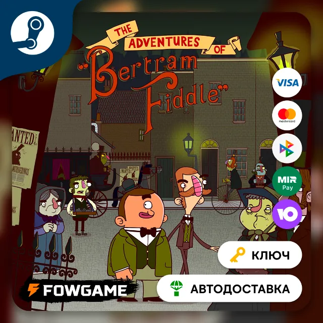 🔵 Adventures of Bertram Fiddle 2: A Bleaker Predicklement (Весь мир) 🔑КЛЮЧ STEAM