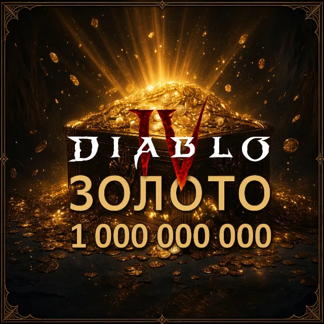 1 миллиард золота Diabo 4 💰Вечный мир