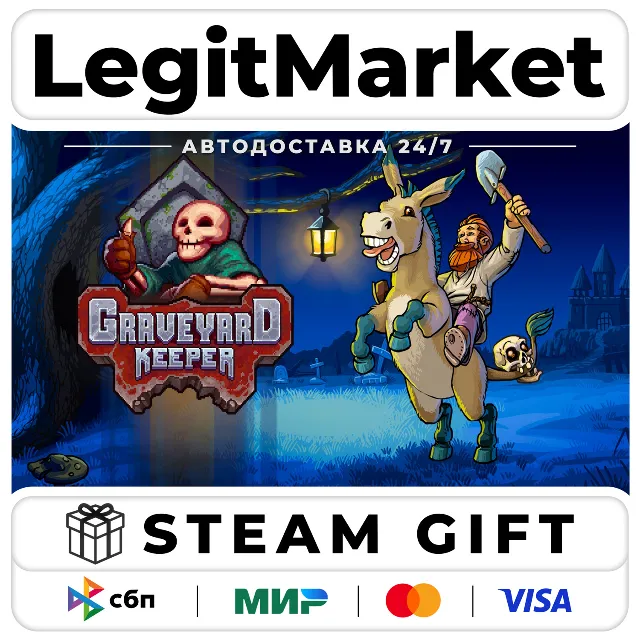 Graveyard Keeper / Steam АВТО / РУ + МИР