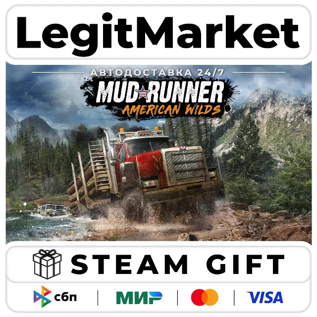 MudRunner American Wilds Edition / Steam АВТО / РУ + МИР