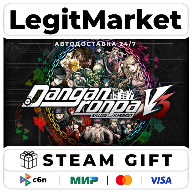 Danganronpa V3: Killing Harmony / Steam АВТО / РУ + МИР