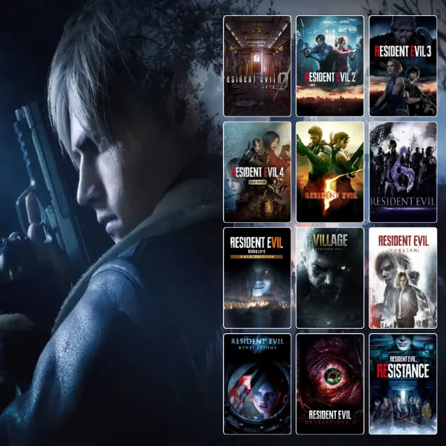Resident Evil: 1+2+3+4+5+6+7+8+9 -Steam Offline - No Guard | ALL DLC | BONUSES