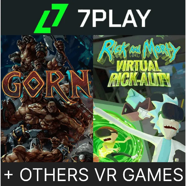 GORN + Rick and Morty: Virtual Rick-ality | + VR Игры - Оффлайн Steam [24/7]