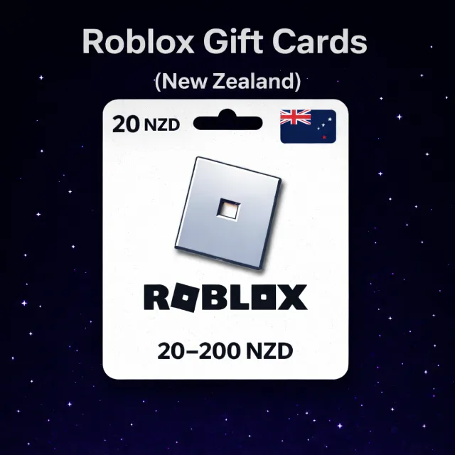 Roblox Gift Cards (Новая Зеландия) 20–200 NZD | Коды пополнения
