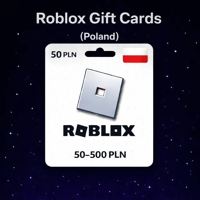 Roblox Gift Cards (Польша) 50–500 PLN | Коды пополнения