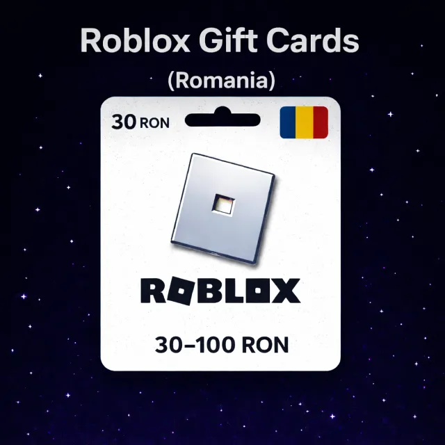 Roblox Gift Cards (Румыния) 30–100 RON | Коды пополнения
