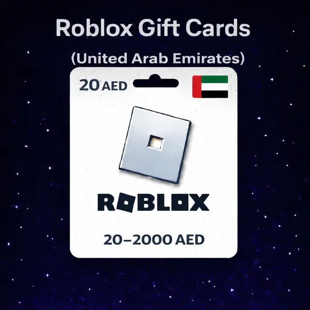 Roblox Gift Cards (ОАЭ) 20–2000 AED | Коды пополнения