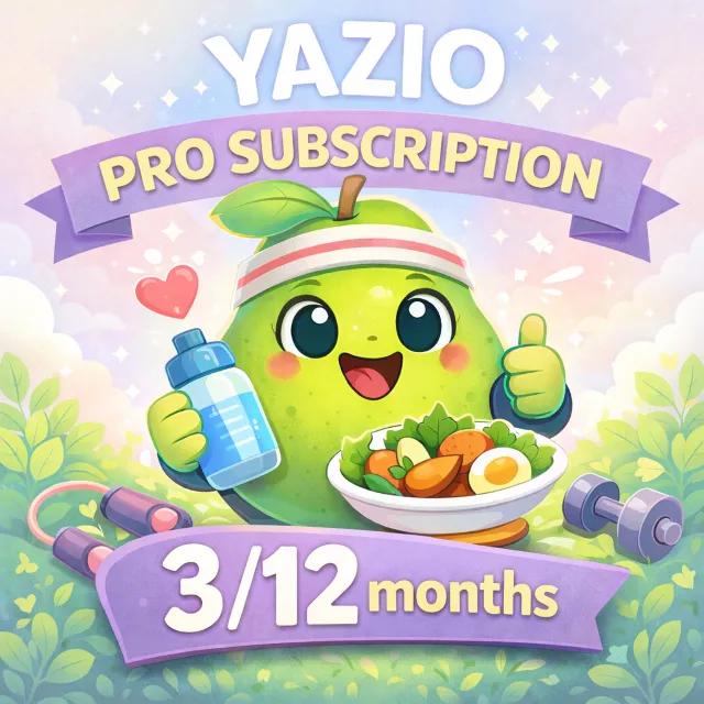 🫀🫀 Подписка Yazio Pro на ваш аккаунт | 3/12 месяцев | Быстрая активация