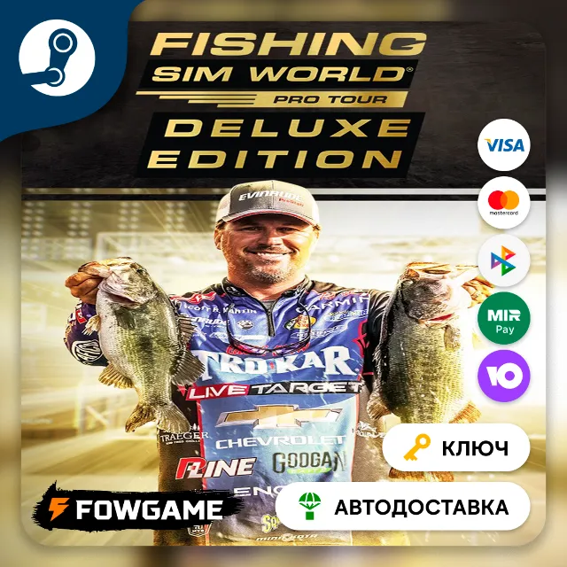 🔵 Fishing Sim World: Pro Tour - Deluxe Edition (РУ+СНГ) 🔑КЛЮЧ STEAM
