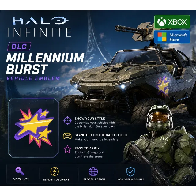 Halo Infinite🟨 Xbox 🟨 Millenium Burst Vehicle Эмблема DLC🟨