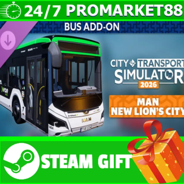 ️CTS 2026 - Bus DLC: MAN New Lion's City STEAM GIFT