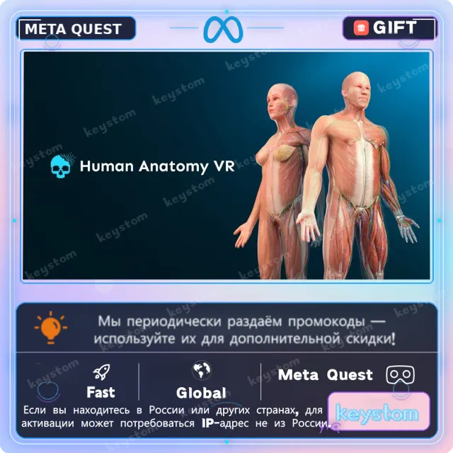 Human Anatomy VR для Meta / Oculus Quest | Купить лицензию