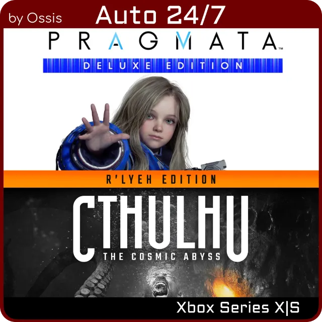 24/7 XBOX PRAGMATA Deluxe, Cthulhu The Cosmic Abyss R'lyeh