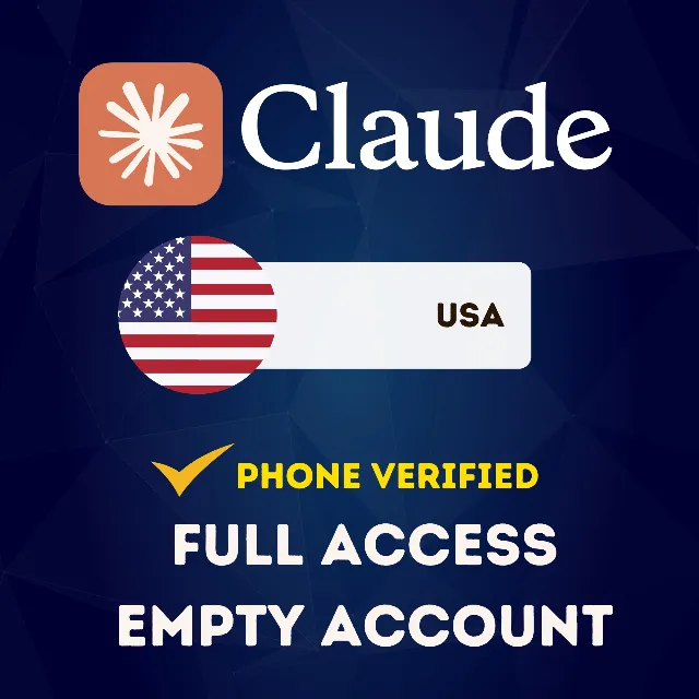 🇺🇸 США CLAUDE АККАУНТ | ПОЛНЫЙ ДОСТУП | УСЛУГА ПОДТВЕРЖДЕНИЯ ТЕЛЕФОНА