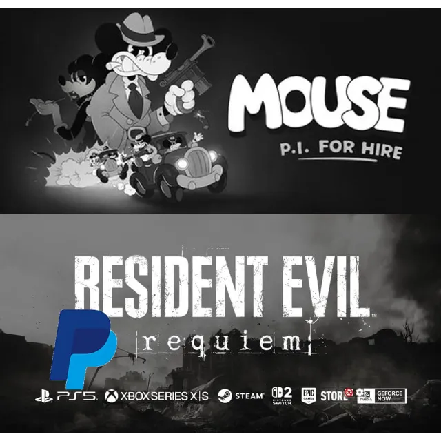 MOUSE: P.I. FOR HIRE + RESIDENT EVIL REQUIEM (Offline steam)