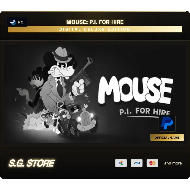 💛 MOUSE: P.I. For Hire Digital Deluxe Edition Auto Delivery Steam Offline