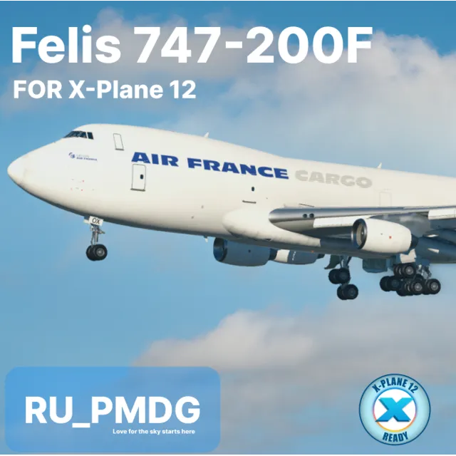 Felis 747-200F (Cargo) for X-Plane 12
