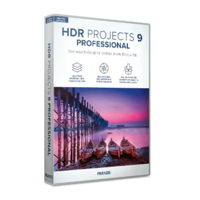 Franzis HDR projects 9 Pro (PC) (2 Devices, Lifetime) - Franzis Key - GLOBAL