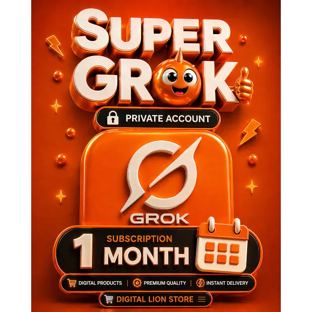 SuperGrok 1 Month Private Account