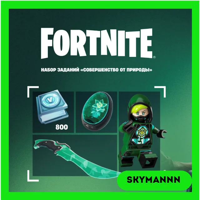FORTNITE: Совершенство от природы + 800 Vb XBOX/PC КЛЮЧ