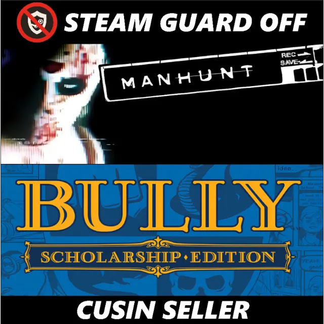 🎮 Bully &amp; Manhunt | Оффлайн аккаунт | Без Guard