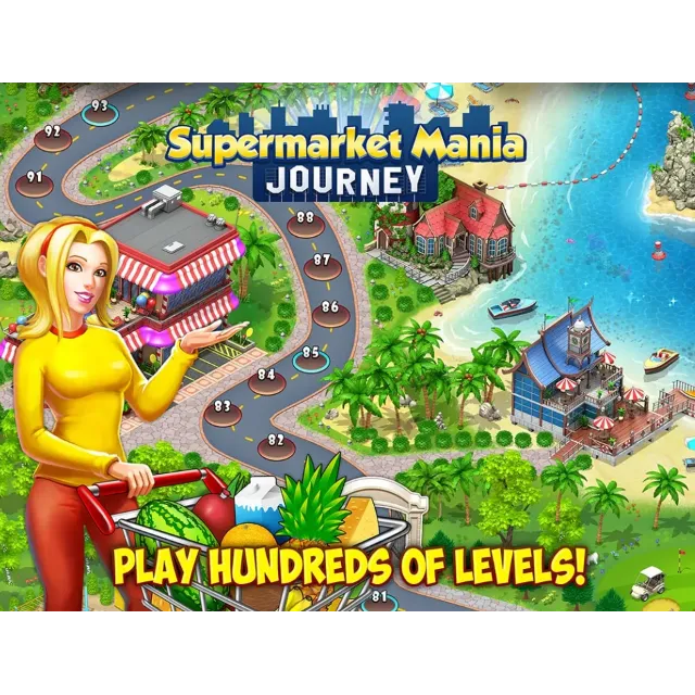Пополнение баланса хрустальных монет Supermarket Mania® Journey Coins со скидками.