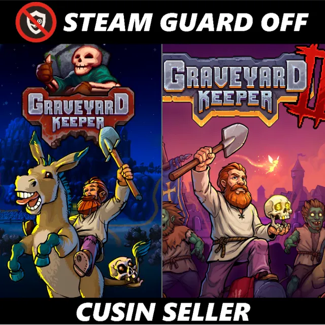 🎮 Graveyard Keeper 1 + 2 + (ВСЕ DLC) | Оффлайн аккаунт | Без Guard
