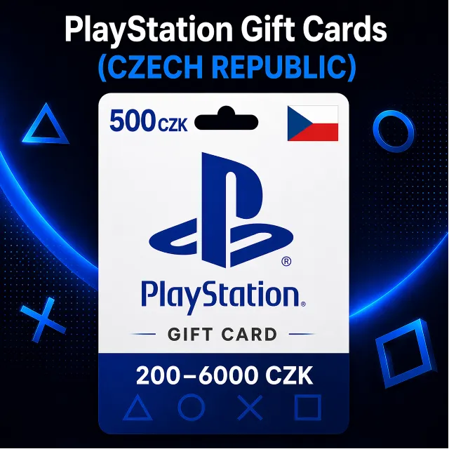 PlayStation Gift Cards Чехия (CZ) 200–6000 CZK | Коды пополнения PSN