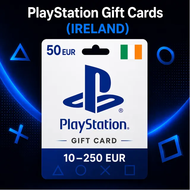 PlayStation Gift Cards Ирландия (IE) 10–250 EUR | Коды пополнения PSN