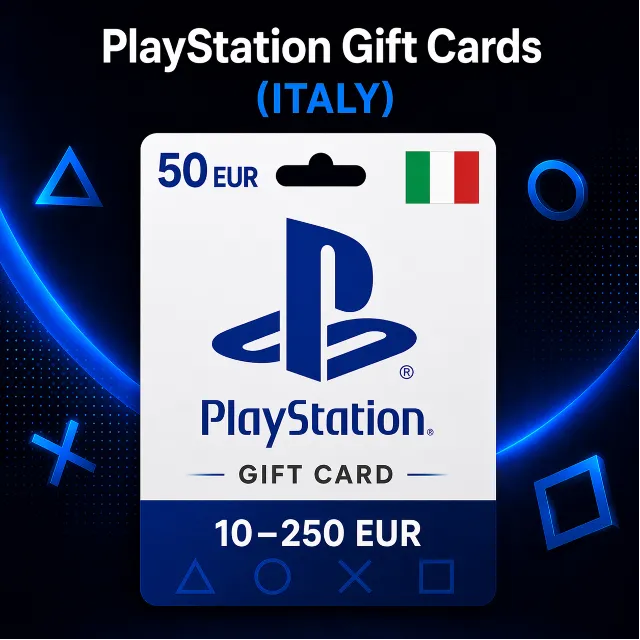 PlayStation Gift Cards Италия (IT) 10–250 EUR | Коды пополнения PSN