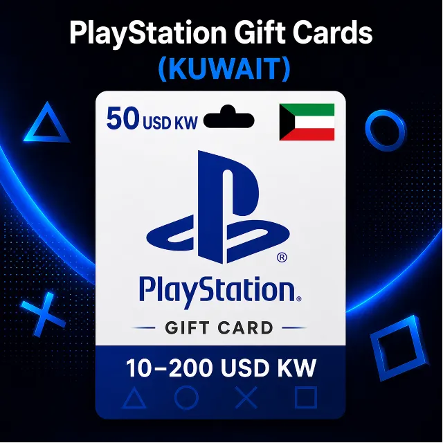 PlayStation Gift Cards Кувейт (KW) 10–200 USD | Коды пополнения PSN