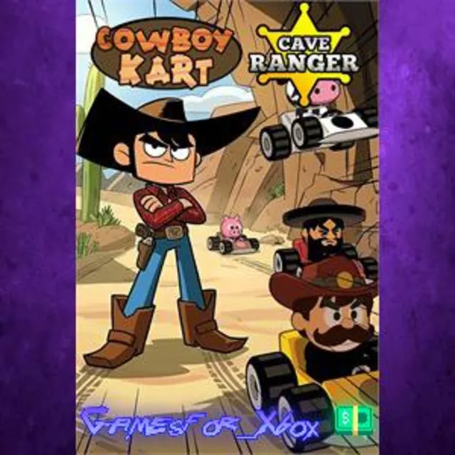 ☀️Cowboy Kart + Cave Ranger XBOX