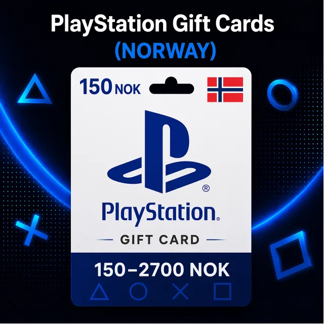 PlayStation Gift Cards Норвегия (NO) 150–2700 NOK | Коды пополнения PSN