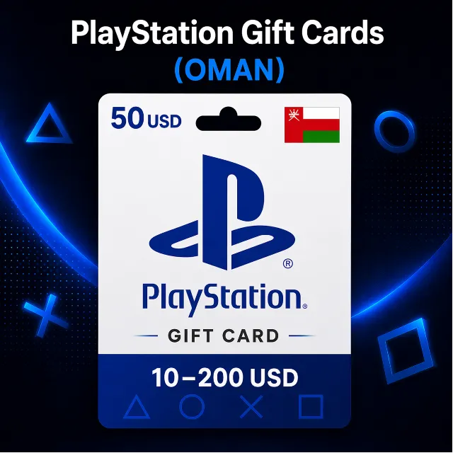 PlayStation Gift Cards Оман (OM) 10–200 USD | Коды пополнения PSN
