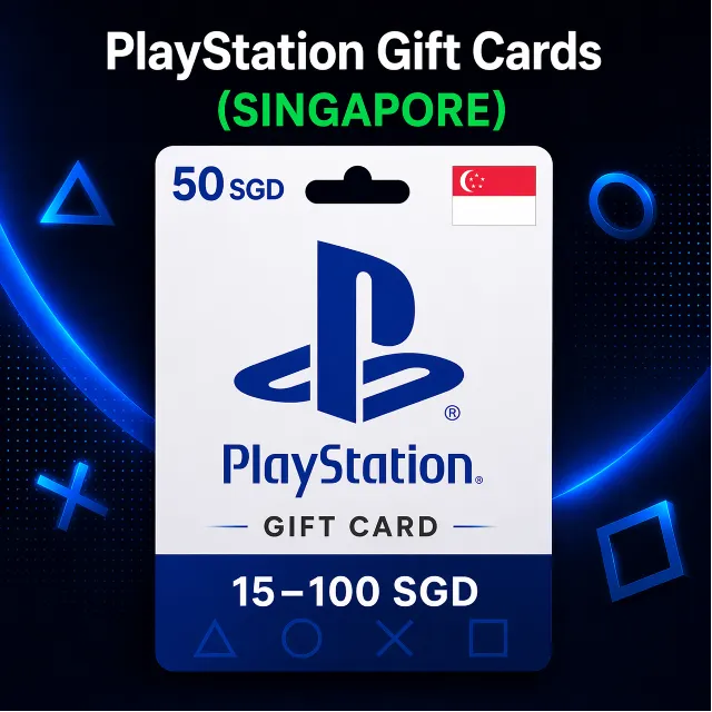 PlayStation Gift Cards Сингапур (SG) 15–100 SGD | Коды пополнения PSN