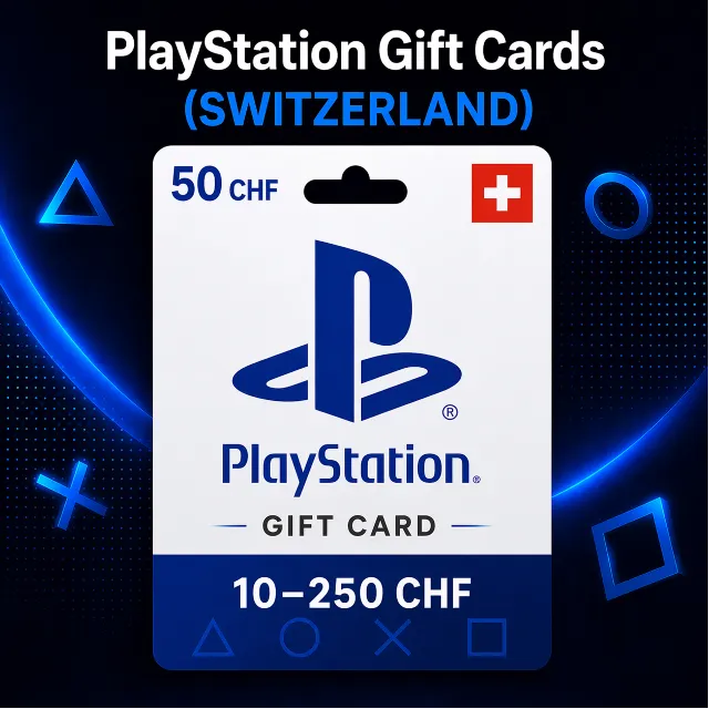 PlayStation Gift Cards Швейцария (CH) 10–250 CHF | Коды пополнения PSN