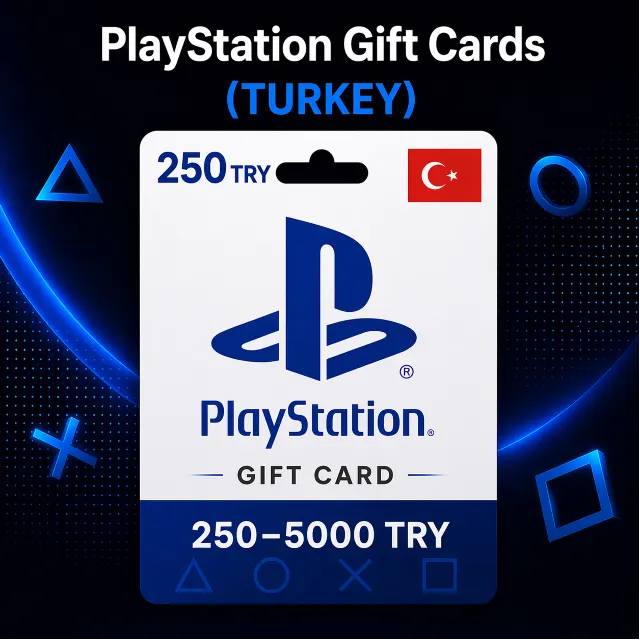 PlayStation Gift Cards Турция (TR) 250–5000 TRY | Коды пополнения PSN