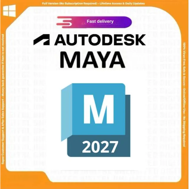 Autodesk Maya License Key 6 Months | 2027 / 2026 / 2025 / 2024 | Fast delivery