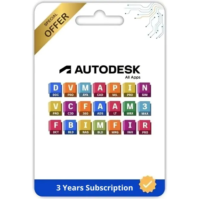 AUTODESK Collection Apps (AutoCAD, Revit, Maya, inventor pro +46 Apps) | 6M 🚀