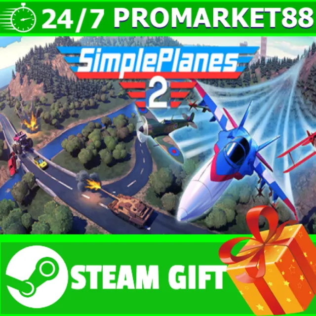 ️ВСЕ СТРАНЫ+РОССИЯ SimplePlanes 2 STEAM GIFT