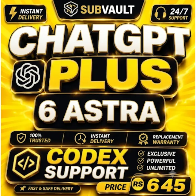[24/7] CHATGPT PLUS 6 ASTRA | CODEX | PRO 5X 20X | БИЗНЕС | GO| ПОДПИСКА/ПРОДЛЕНИЕ