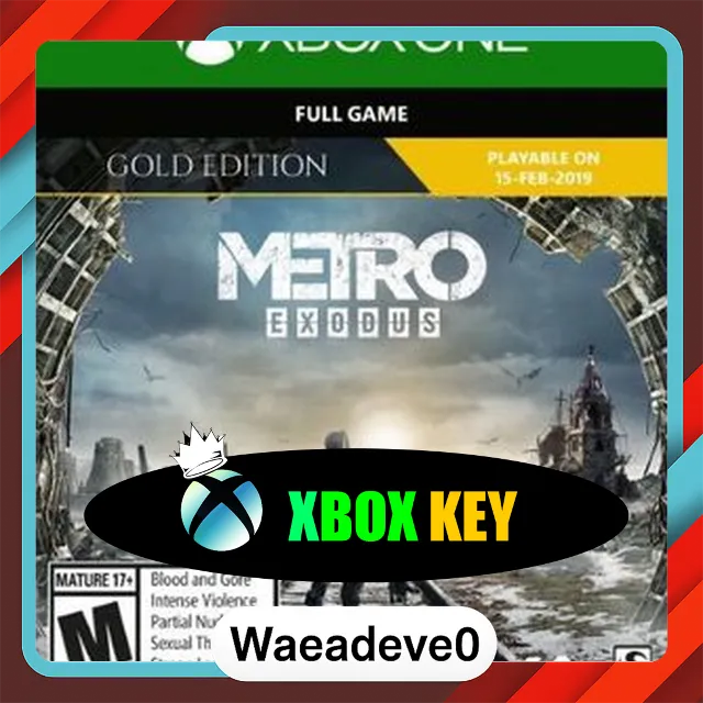 Metro Exodus (Gold Edition) XBOX LIVE Key TURKEY