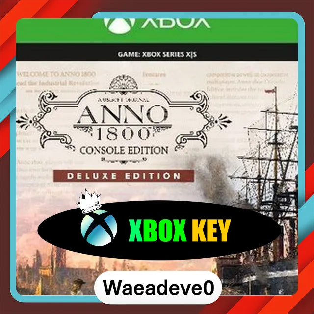 Anno 1800 Console Edition - Deluxe (Xbox Series X) Xbox Live Key GLOBAL