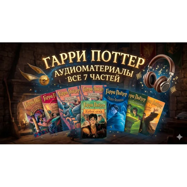 Гарри Поттер все аудиокниги