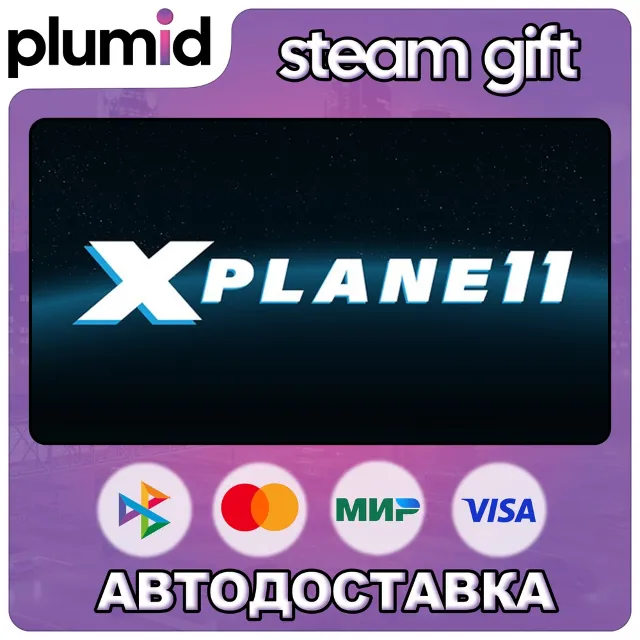X-Plane 11 Steam Gift / Россия + МИР / АВТО